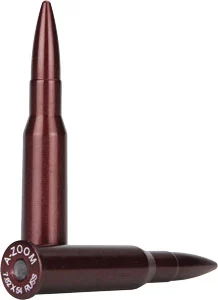 A-Zoom 7.62x54R metal snap caps 2-pack anodized aluminum