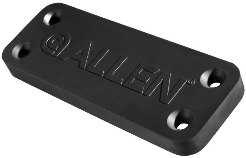 Allen Magnetic Gun Mount black rubber-coated magnetic mount holds up to 35 lb, includes screws and tape
