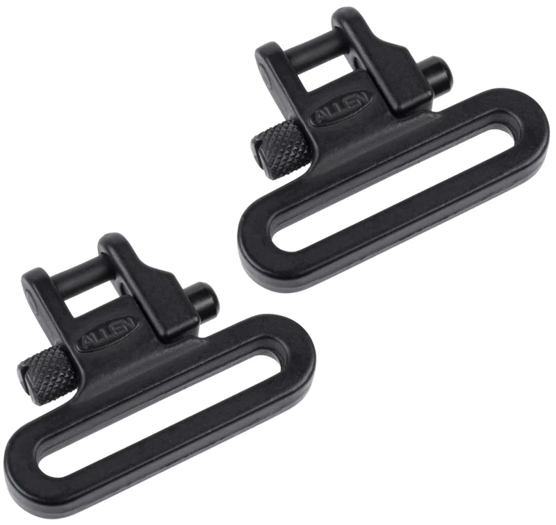 Allen Magnum 1.25-inch cast steel swivel set, black finish, 2-pack
