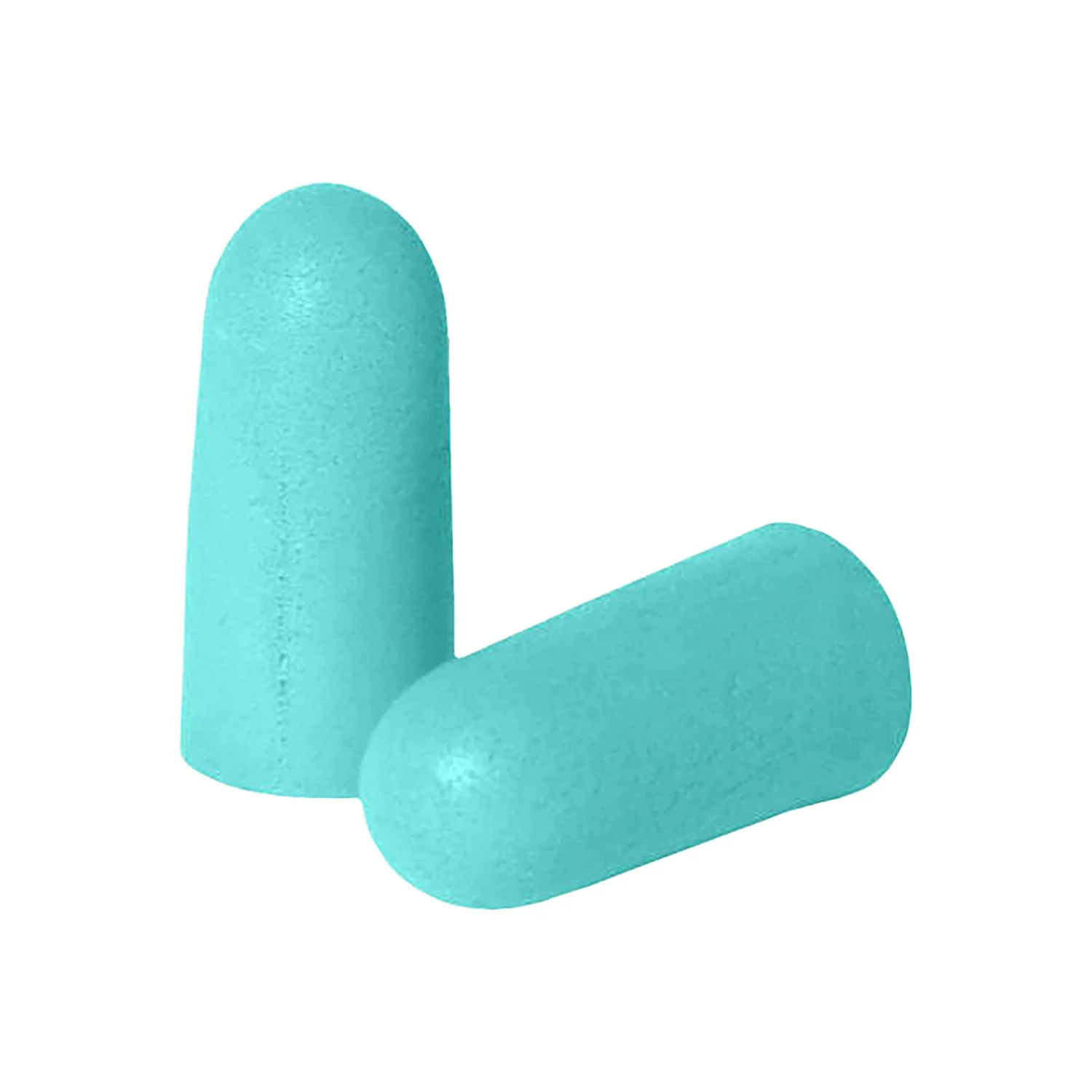 Radians Resistor foam earplugs jar 25 pair aqua blue 32 dB NRR