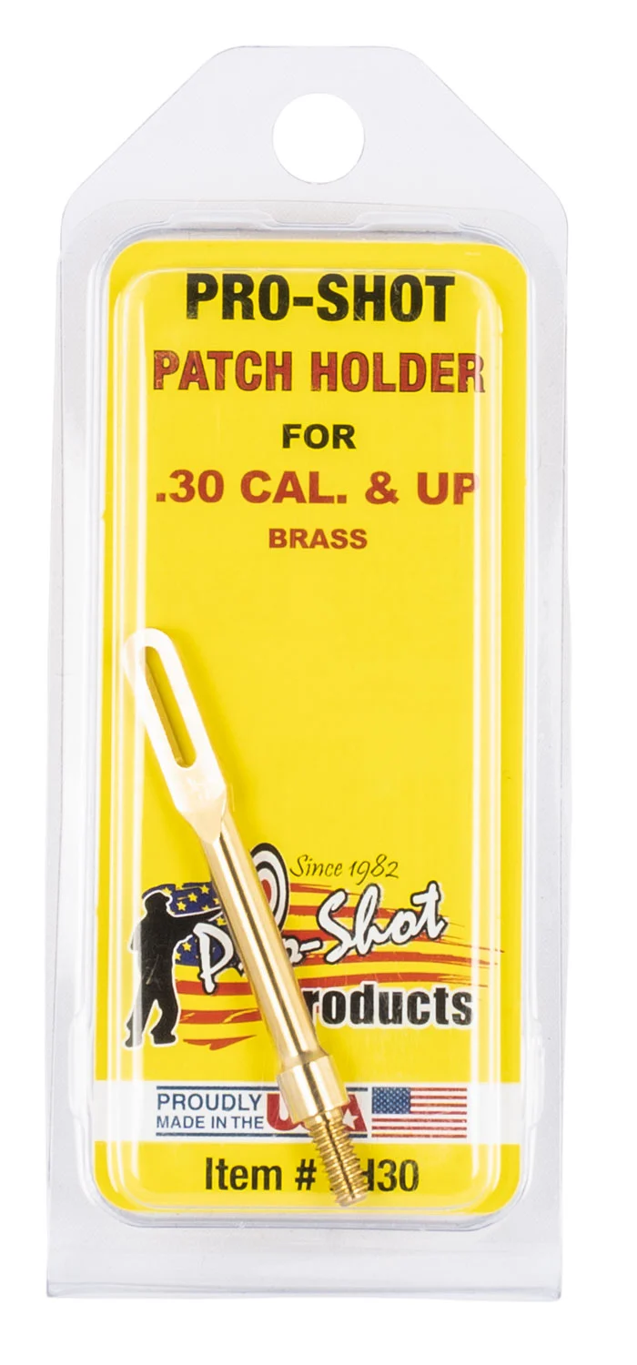 Pro-Shot PH30 brass patch holder for .30-.50 caliber bores with #8-32 thread