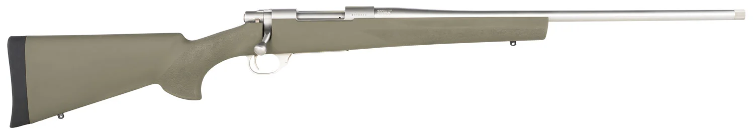 Howa M1500 Hogue Full Size .308 Win 22in Threaded Bolt-Action Rifle with OD Green Hogue OverMolded Stock