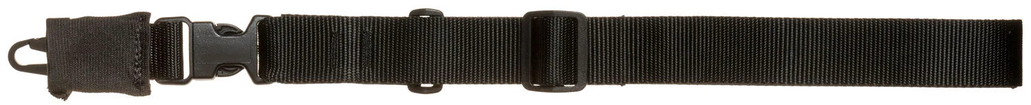 TacShield CQB single-point 1.5 inch black sling with HK snap hook