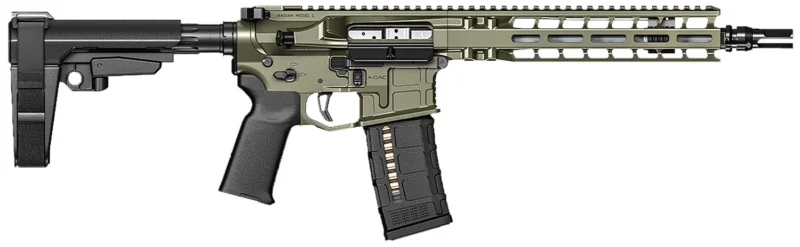 Radian Weapons Model 1 pistol .223 Wylde 10.5 inch OD Green M-LOK