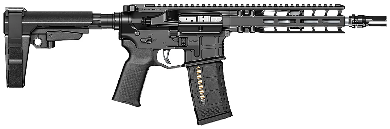 Radian Weapons Model 1 9-inch .300 AAC Blackout pistol, Cerakote black
