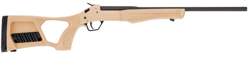 Rossi Tuffy .410 single-shot shotgun 18.5 inch barrel tan thumbhole stock matte black barrel