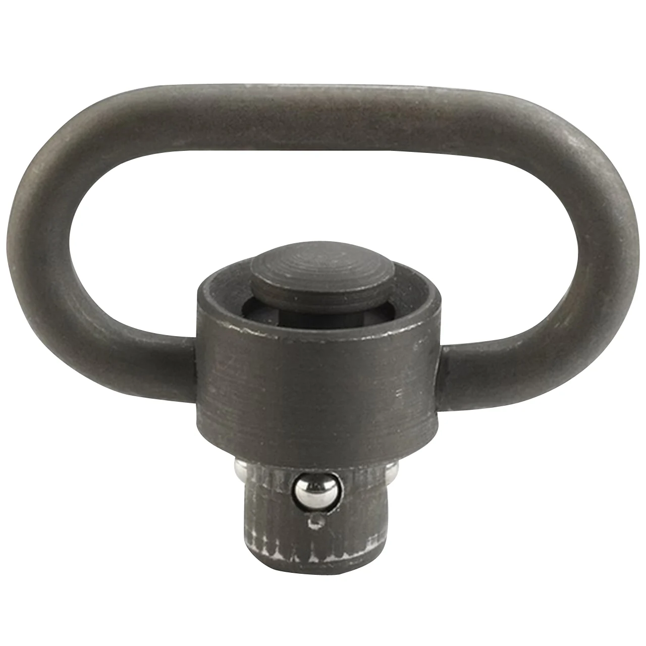 BLACKHAWK hard push button sling swivel steel black phosphate