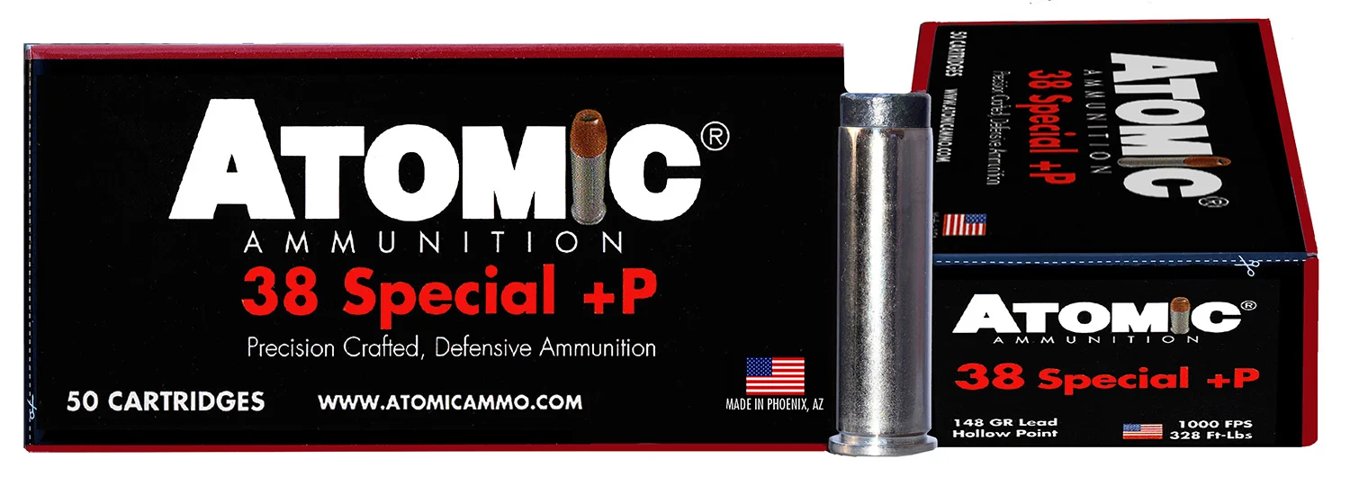 Atomic 419 Precision Craft .38 Special P 148gr LHP 50rd mic 419 Precision Craft .38 Special P 148gr LHP 50rd Ammo