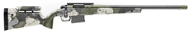 Springfield Armory Model 2020 Waypoint 6.5 Creedmoor carbon fiber adjustable stock Evergreen camo