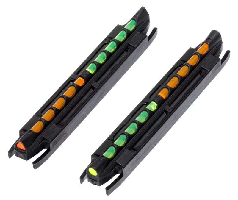HIVIZ TO300 Two-In-One magnetic front shotgun sight with green and orange LitePipes