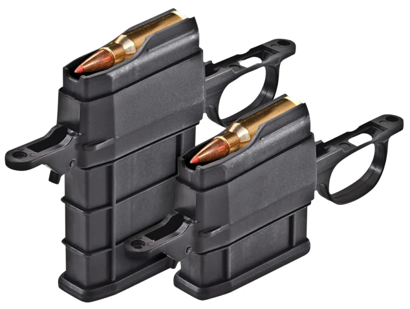 Black polymer 10rd detachable magazine kit for Remington 700 BDL