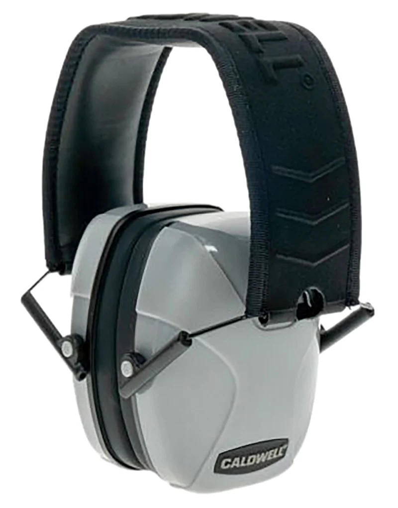 Caldwell Passive Low-Profile Earmuff Gray/Black 24 dB NRR over-the-head