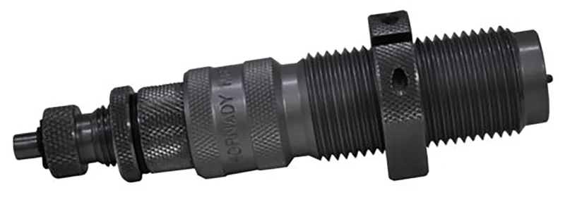 Hornady Match Grade Full-Length Sizer Die for 6.5mm Creedmoor showing bushing and spindle