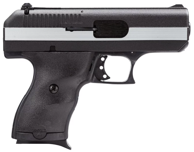 Hi-Point CF380CF380HC .380 ACP compact polymer-frame pistol with 3.5 inch barrel, black/chrome slide