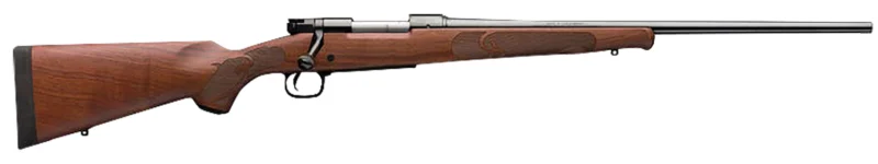 Winchester Model 70 Featherweight 6.8 Western 24 inch blued walnut bolt-action rifle