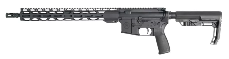 Radical Firearms RF-15 AR-15 rifle with 15-inch RPR free-float rail and MFT minimalist stock, black finish