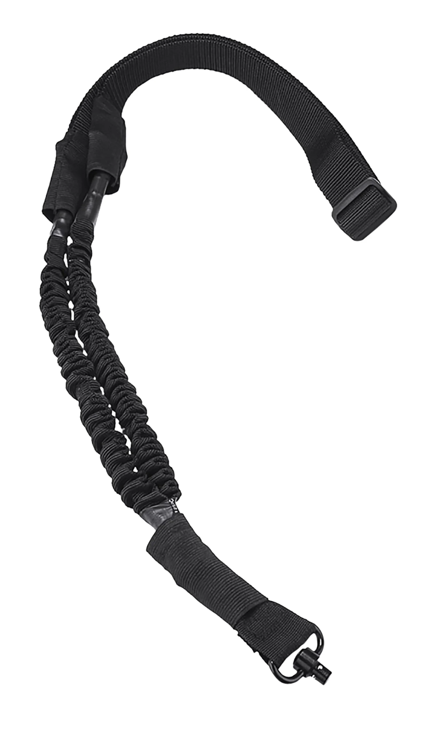 NcSTAR single point bungee sling with QD swivel, black, 46-64 inch
