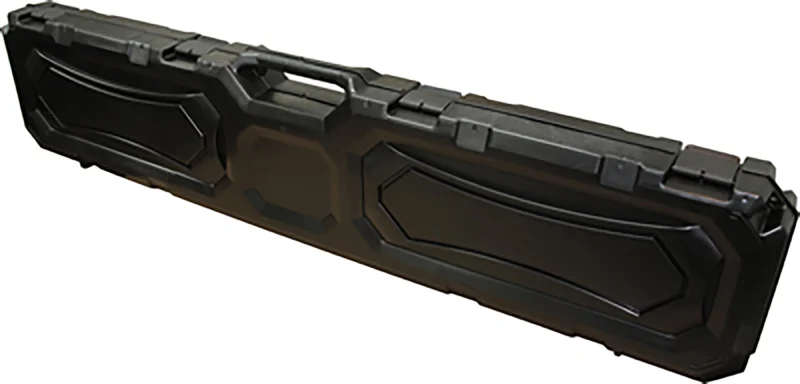 MTM RC51 single scoped rifle case black, high-impact plastic with egg-crate foam