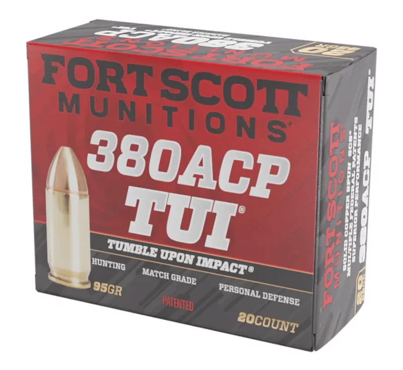 t Scott Munitions 380 ACP 95gr TUI 20rd Box Ammo