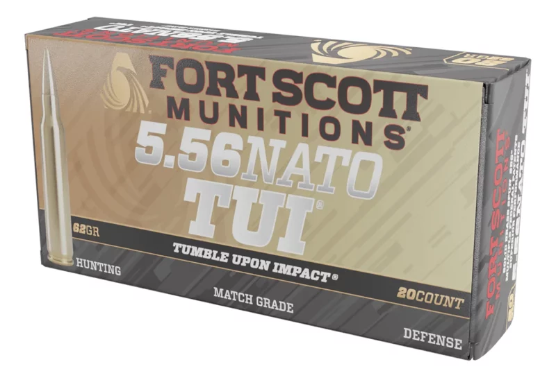 t Scott Munitions 5.56 NATO 62 Gr TUI 20rd Ammo