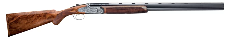 Rizzini Artemis 28 Gauge 29-inch over/under shotgun with engraved receiver and Turkish walnut stock.