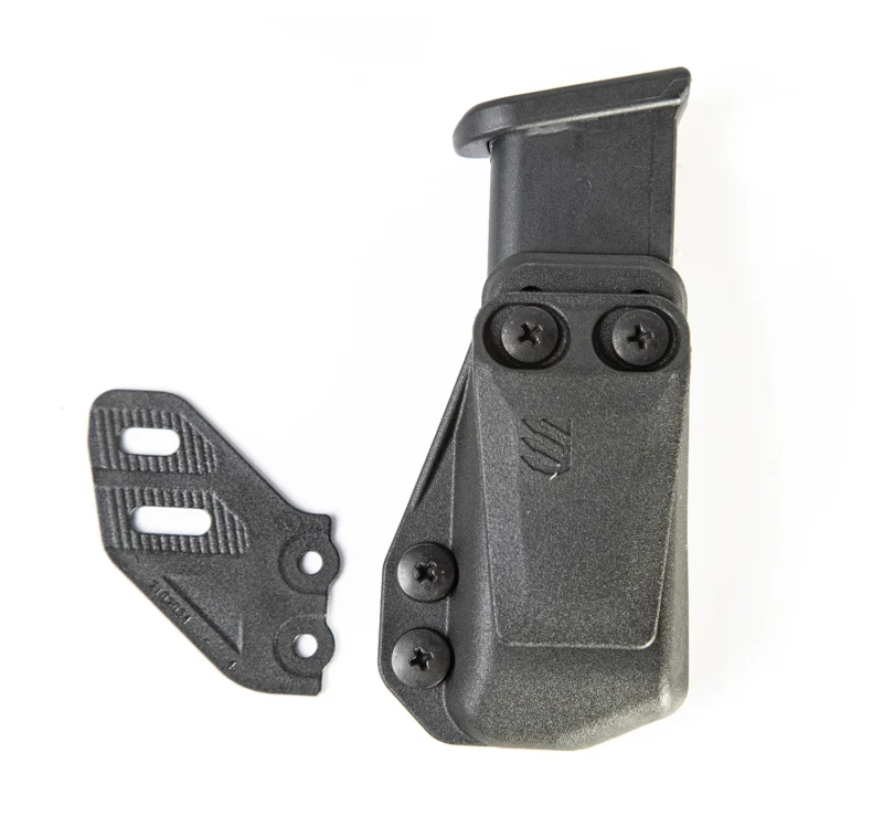 BLACKHAWK Stache IWB single-stack magazine carrier, black polymer, 1.50" belt clip
