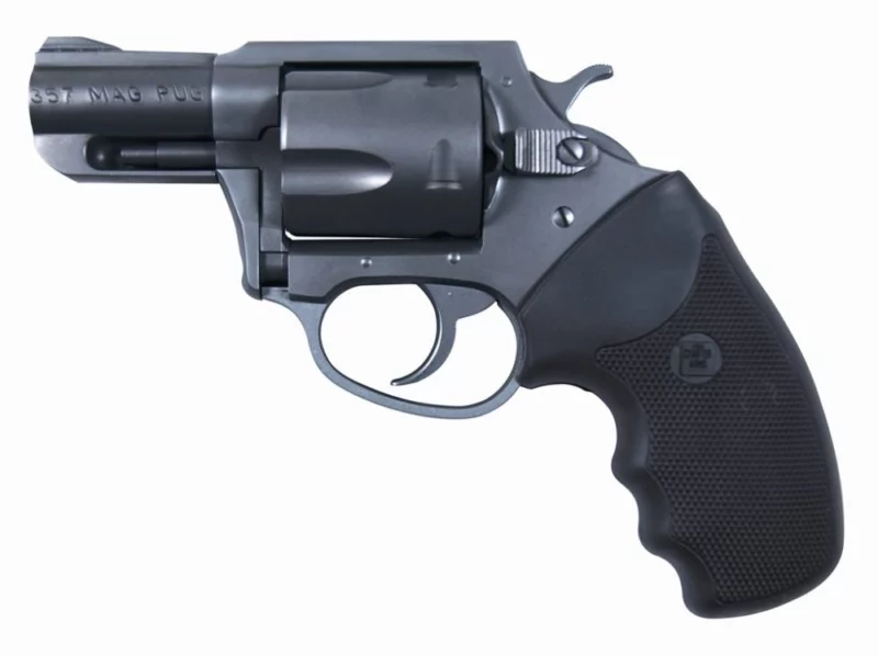 Charter Arms Mag Pug .357 Magnum 2.2 inch revolver with full-size rubber grip