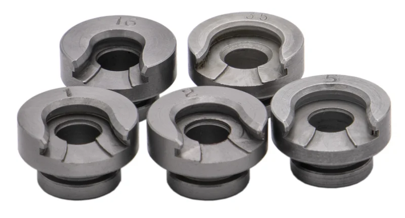 Hornady shell holder kit #1 #2 #5 #16 #35 steel holders matte silver