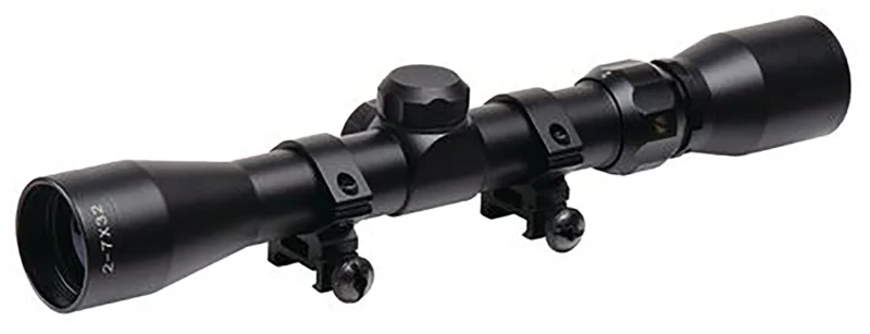 TruGlo Trushot 2-7x32mm riflescope, black anodized, Duplex reticle