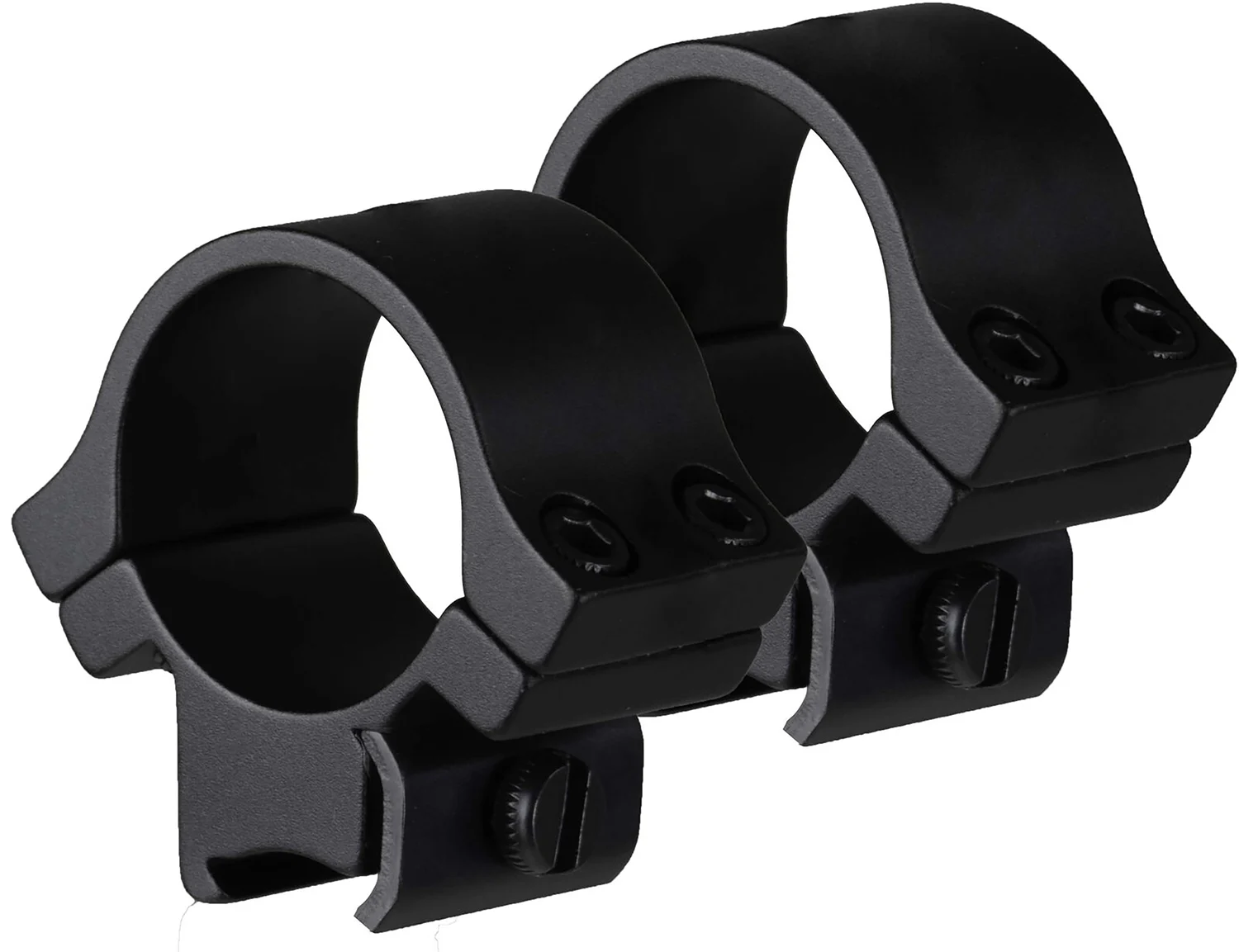 TruGlo Quad medium 1-inch scope rings matte black