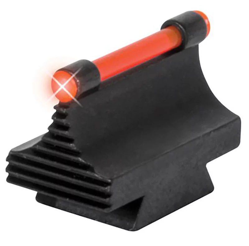 Truglo red fiber optic front sight for 3/8 inch dovetail, CNC steel
