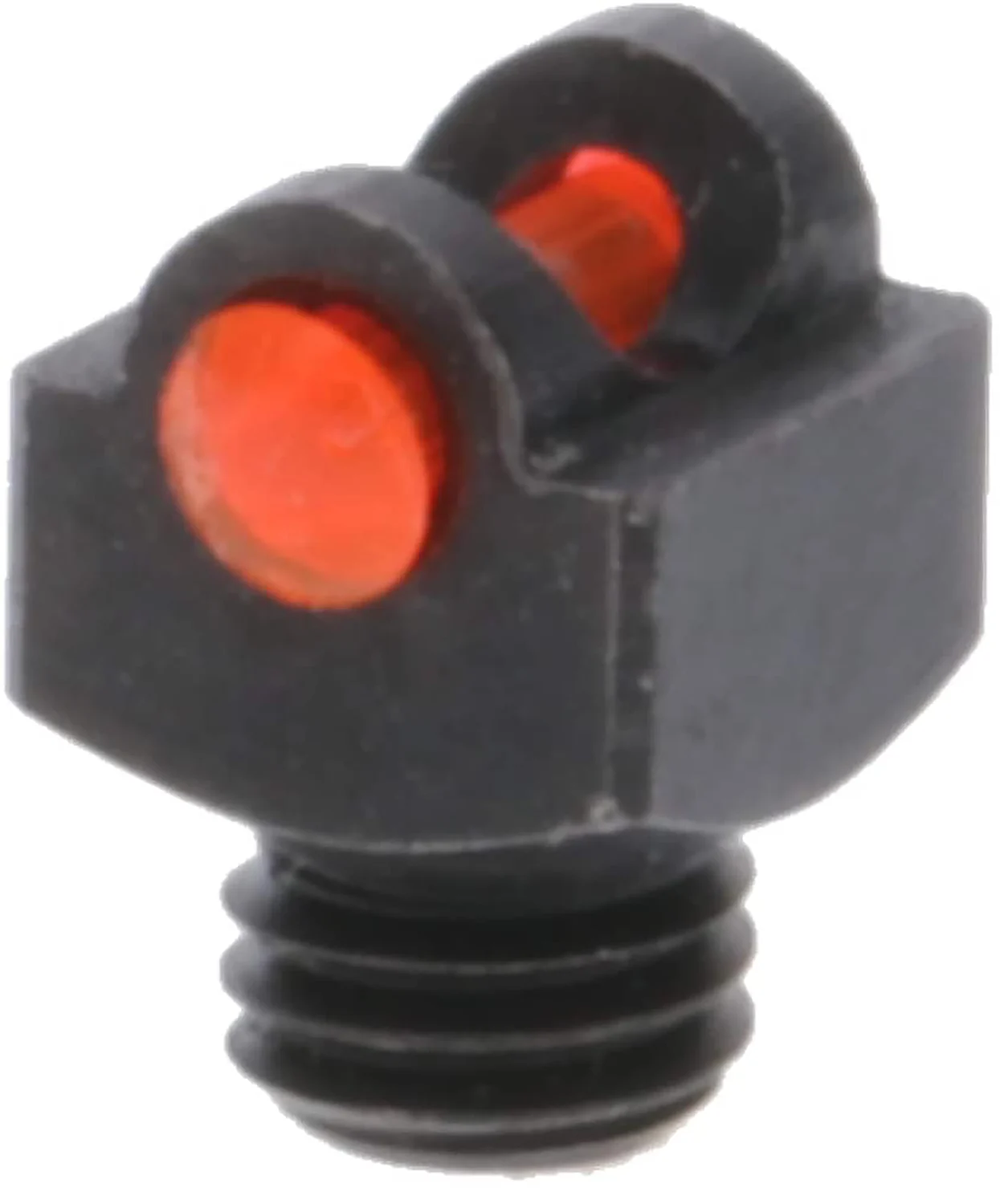 TRUGLO StarBrite Deluxe 3mm red fiber optic front sight, CNC steel frame, for shotgun