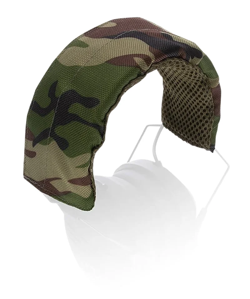 Walkers Razor camo nylon headband wrap with cool mesh padding and hook-and-loop attachment
