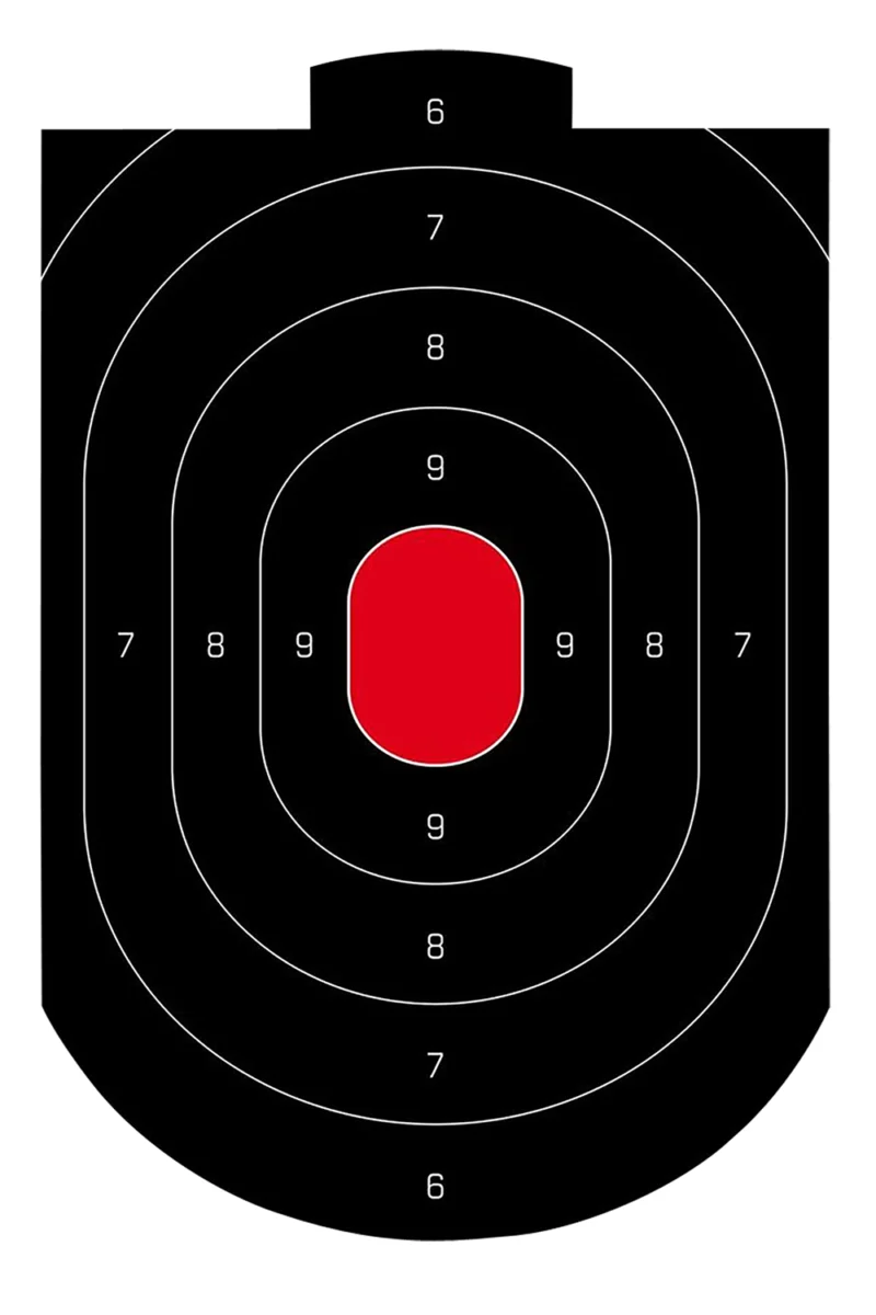 Birchwood Casey Dirty Bird oval paper targets 12 x 18 pack of 50