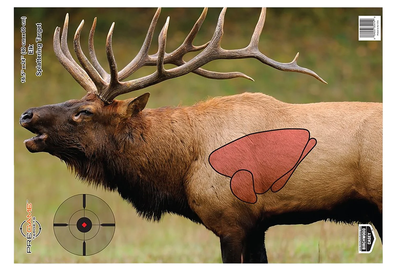 Birchwood Casey Pregame Elk splattering paper target 16.5 x 24 inches, 3-pack