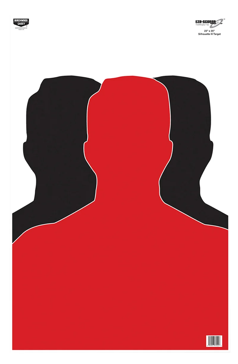 Birchwood Casey EZE-Scorer silhouette paper target 23x35 100 per pack
