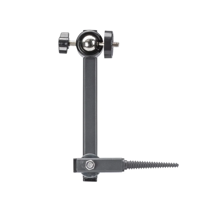 Covert T60 Pro tree camera mount with swing arm and rotational ball mount, black aluminum