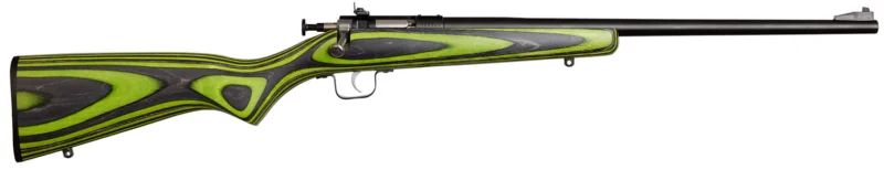 Keystone Crickett KSA2231 .22 LR 16.12 in blued barrel green black laminate stock