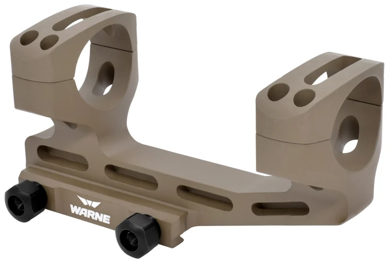 Warne SHXSKEL30DE X-SKEL 1.9-inch Super High 30mm scope mount in dark earth finish