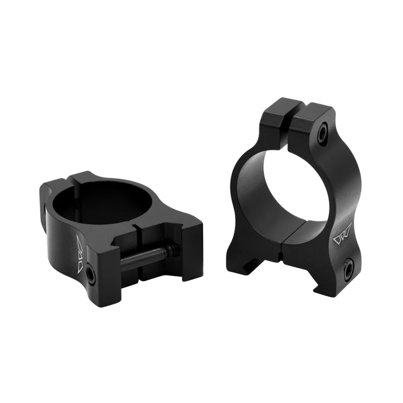Warne Vapor 1-inch low scope rings, matte black