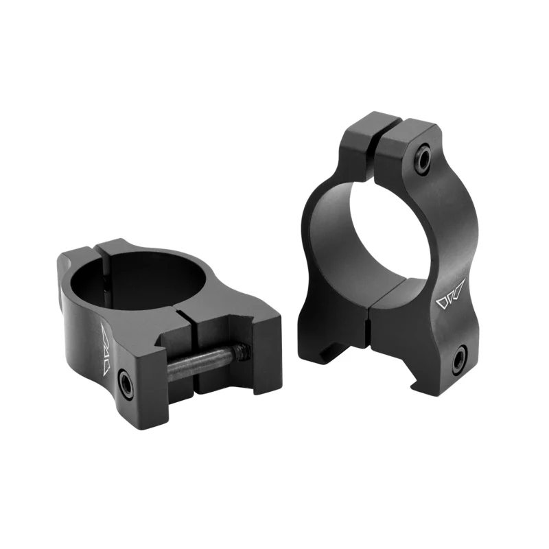 Warne Vapor 1-inch medium matte black aluminum scope rings