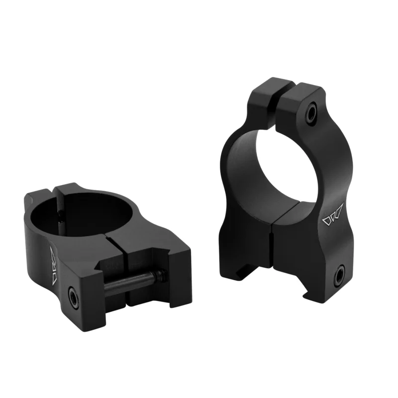 Warne Vapor 1 in. High Matte aluminum scope rings, matte black finish