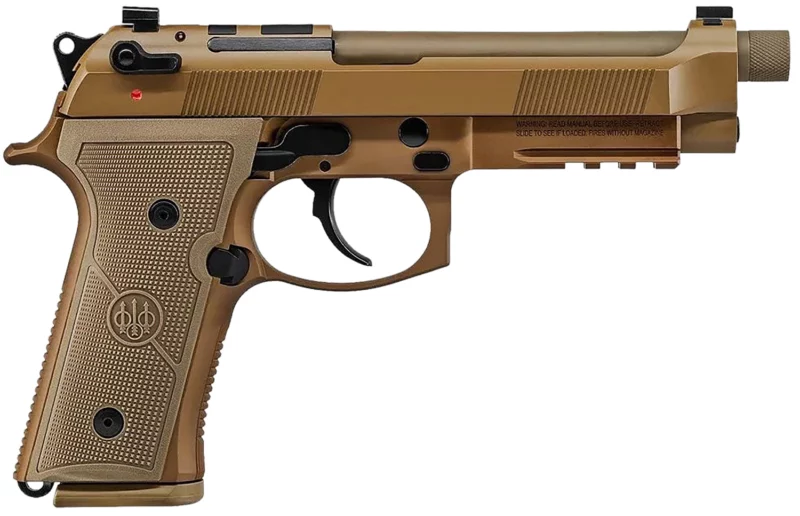 Beretta M9A4 G 9mm 5.1 inch FDE Cerakote optic-ready threaded barrel