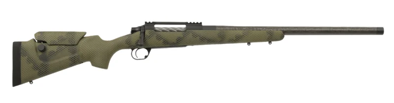 Proof Research Tundra 7PRC 22" bolt action rifle Green Jungle carbon fiber stock