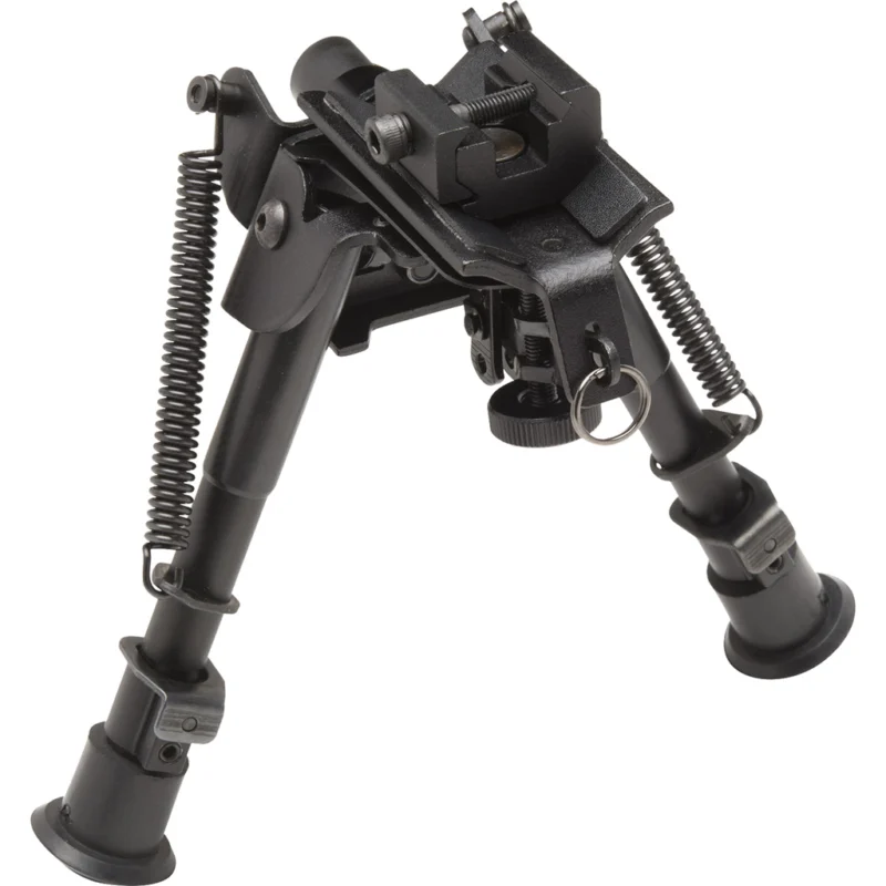 TruGlo Tac-Pod pivoting adjustable bipod 6-9 in with Picatinny and sling stud adapter