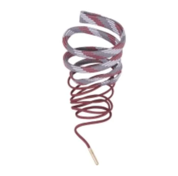 Allen Bore-Nado .40 Cal braided bore rope cleaner in gray and red