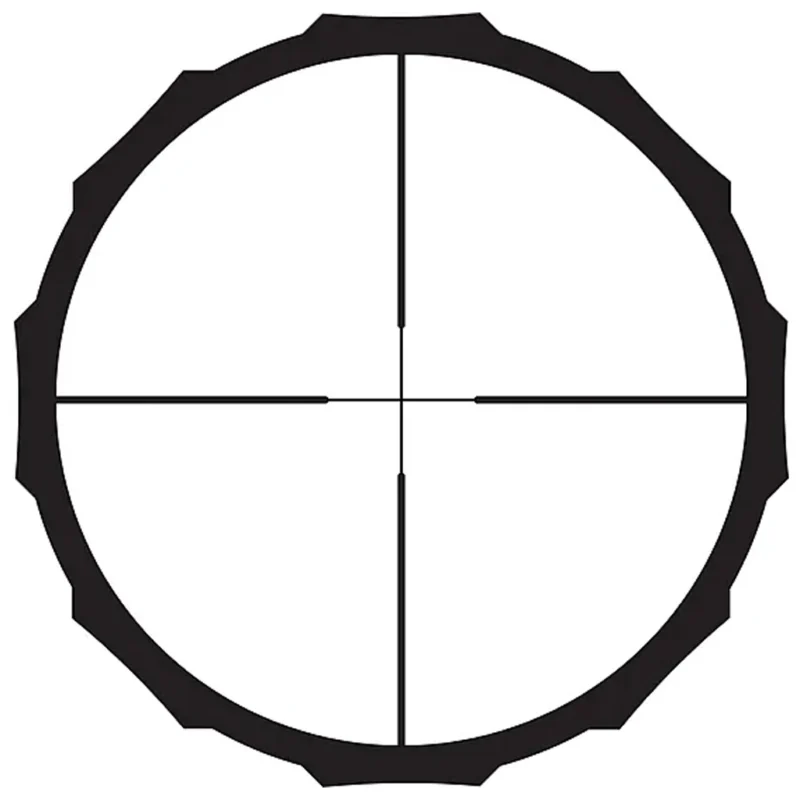 Crimson Trace Brushline Pro 4-12x40 Plex rifle scope in black matte