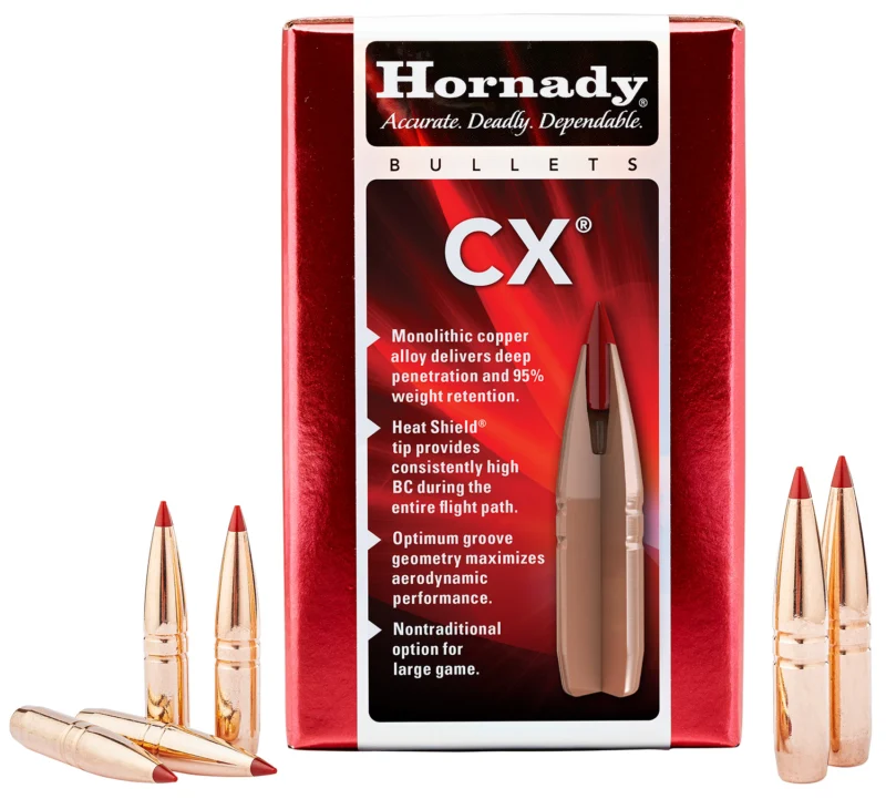 Hornady CX .270 Cal .277 100 gr Copper Solid bullet 50 per box