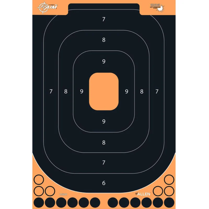 Allen EZaim Adhesive Splash Handgun Training Target 12.5x18.25 inches, 5-pack