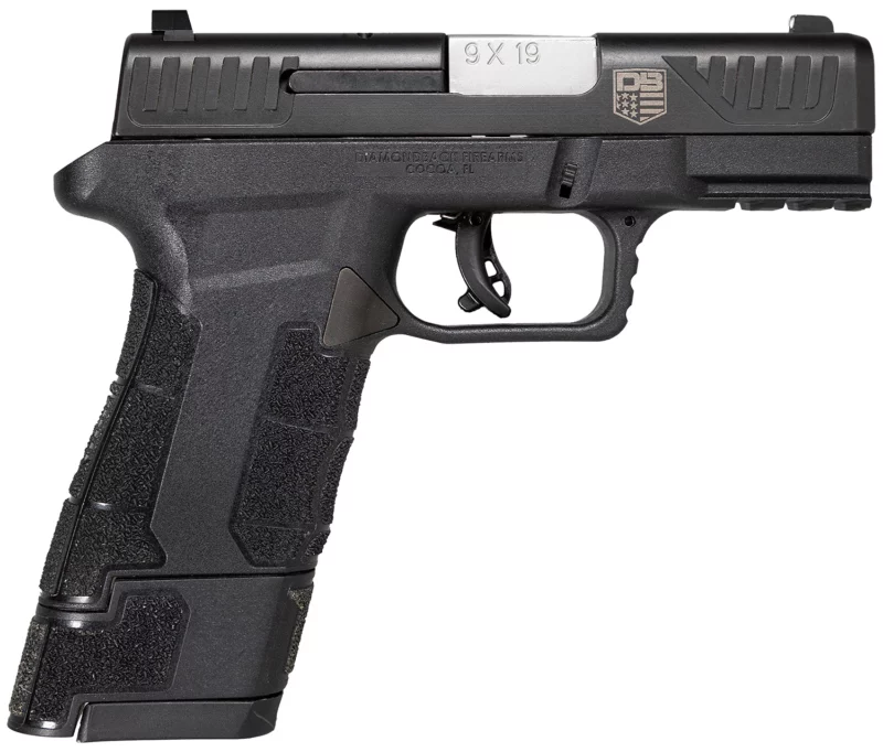 Diamondback AM2 9mm 3.5-inch sub-compact pistol black nitride slide polymer frame